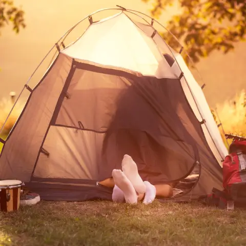 Camp under the stars